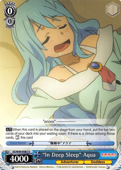 "In Deep Sleep" Aqua