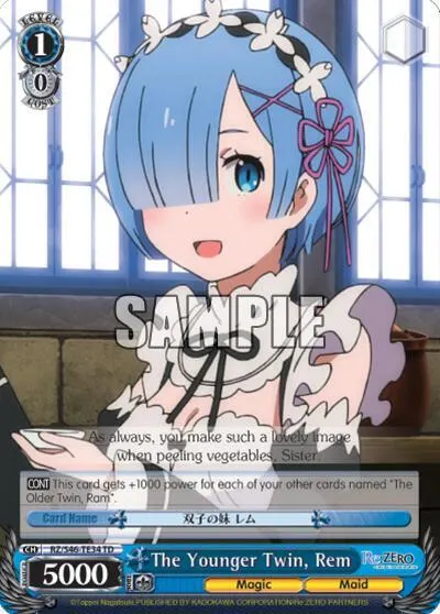 The Younger Twin, Rem