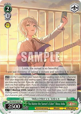 "No Matter the Sunset's Color" Moca Aoba