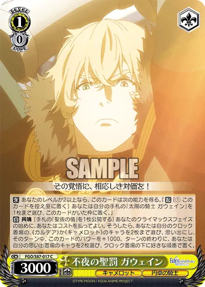 Nightless Holy Punishment, Gawain