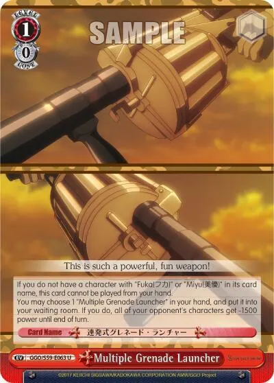 Multiple Grenade Launcher