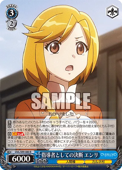 A Leader's Resolution, Enri