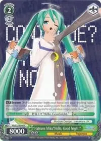 Hatsune Miku"Hello, Good Night."