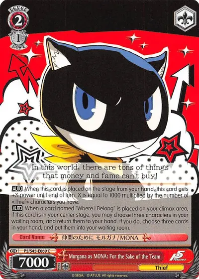 Morgana as MONA: For the Sake of the Team