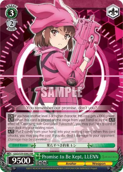 Promise to Be Kept, LLENN