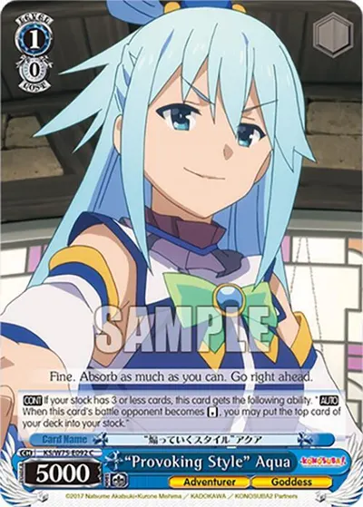 "Provoking Style" Aqua