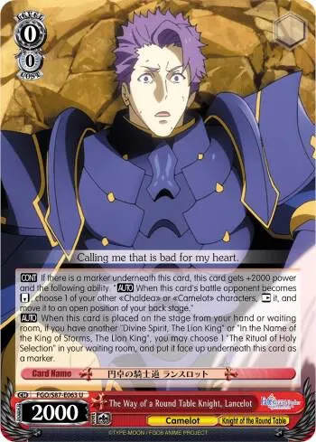 The Way of a Round Table Knight, Lancelot