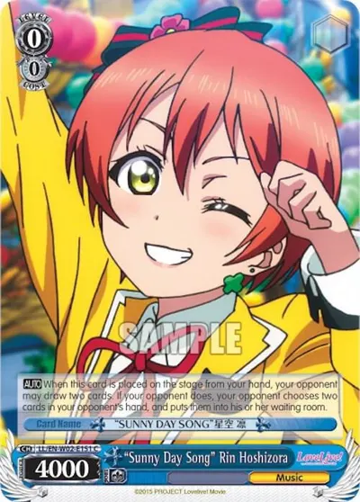 "Sunny Day Song" Rin Hoshizora