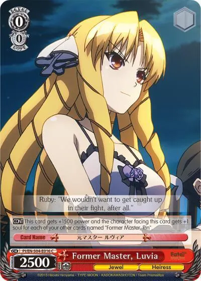 Former Master, Luvia