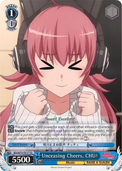 Unceasing Cheers, CHU²