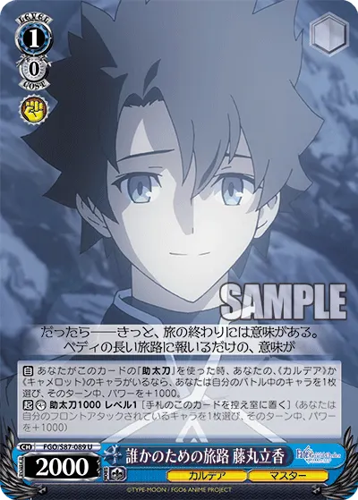 Journey for Somebody's Sake, Ritsuka Fujimaru