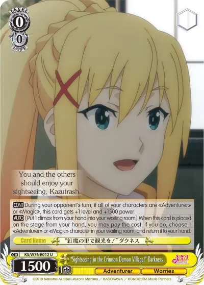 "Sightseeing in the Crimson Demon Village!" Darkness