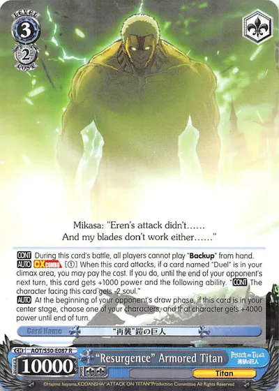 "Resurgence" Armored Titan