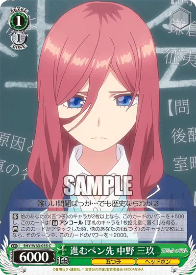 Filling in Answers, Miku Nakano