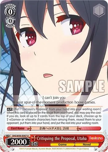 Critiquing the Proposal, Utaha