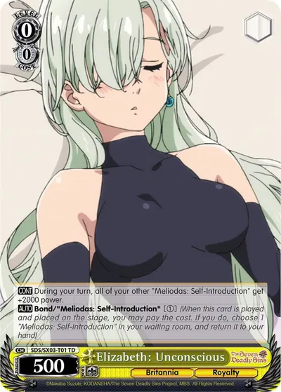 Elizabeth: Unconscious