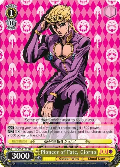 Pioneer of Fate, Giorno