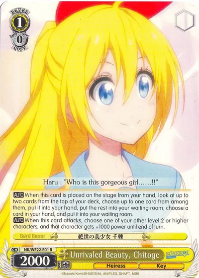 Unrivaled Beauty, Chitoge