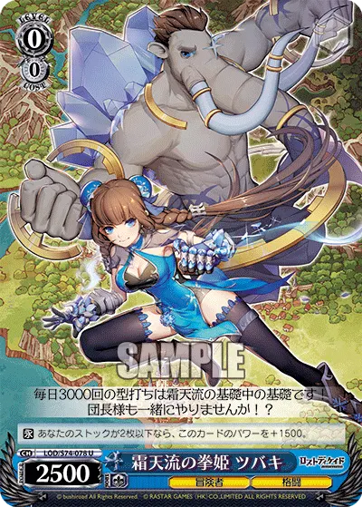 霜天流の拳姫 ツバキ