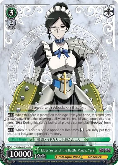 Elder Sister of the Battle Maids, Yuri
