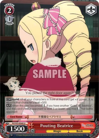 Pouting Beatrice