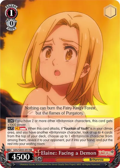 Elaine: Facing a Demon