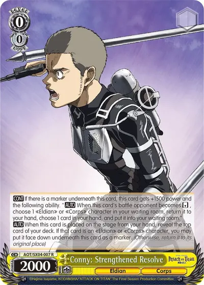 Conny: Strengthened Resolve