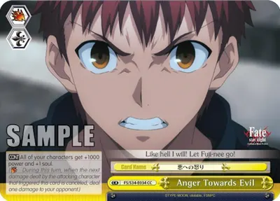Anger Towards Evil