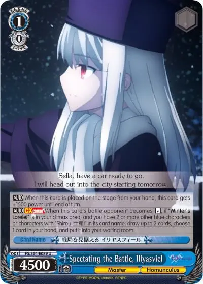 Spectating the Battle, Illyasviel