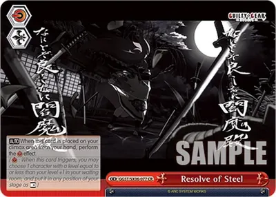 Resolve of Steel