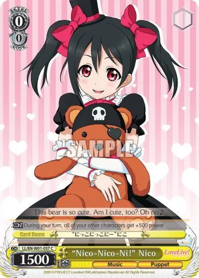 "Nico-Nico-Ni!" Nico