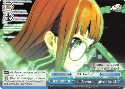 I'll Never Forgive Them!