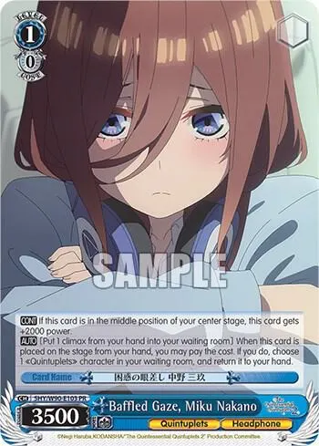 Baffled Gaze, Miku Nakano