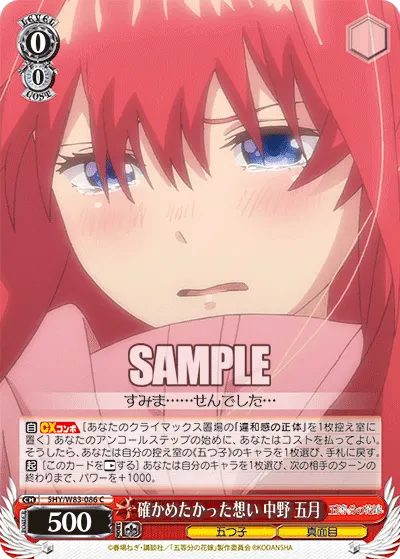 Seeking Confirmation, Itsuki Nakano