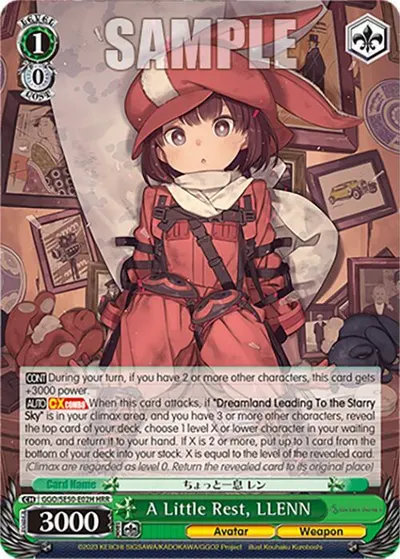A Little Rest, LLENN (HR)