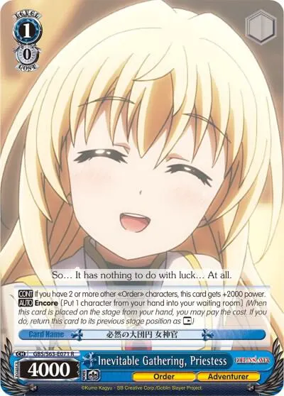 Inevitable Gathering, Priestess