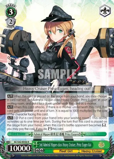 3rd Admiral Hipper-class Heavy Cruiser, Prinz Eugen Kai