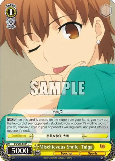 Mischievous Smile, Taiga