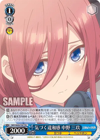 Detected Discomfort, Miku Nakano
