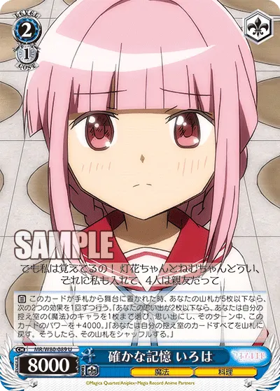 Certain Memories, Iroha