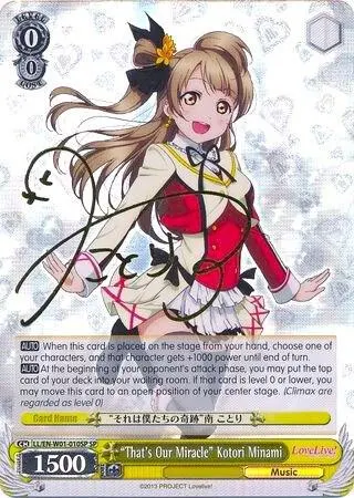 "That's Our Miracle" Kotori Minami (SP)