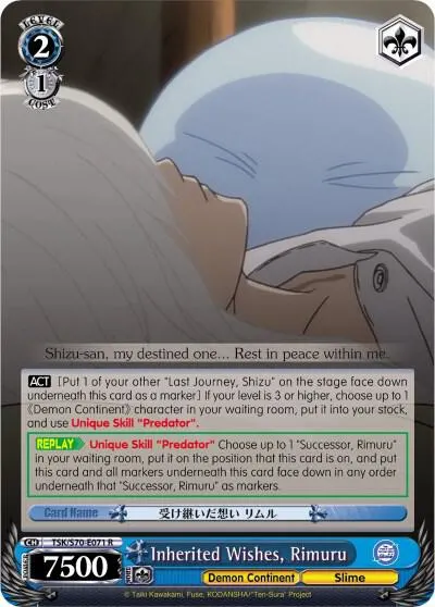 Inherited Wishes, Rimuru