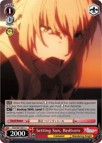 Setting Sun, Bedivere