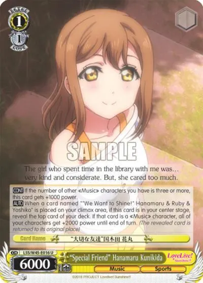 "Special Friend" Hanamaru Kunikida