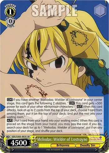 Meliodas: Wielder of Lostvayne (SR)