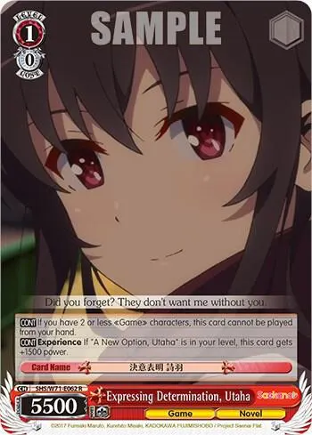 Expressing Determination, Utaha