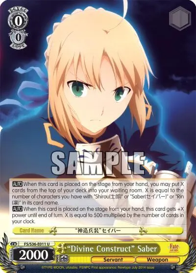 "Divine Construct" Saber