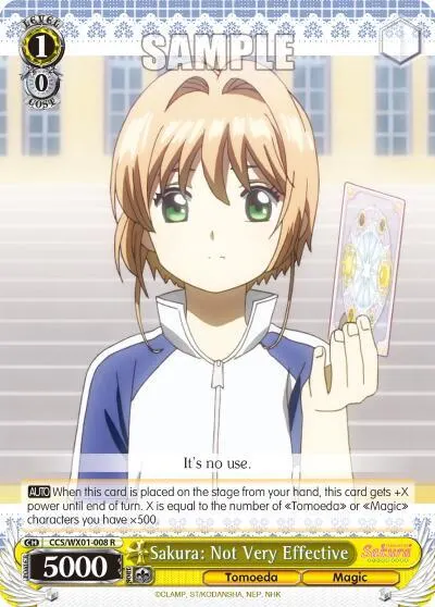 Sakura: Not Very Effective