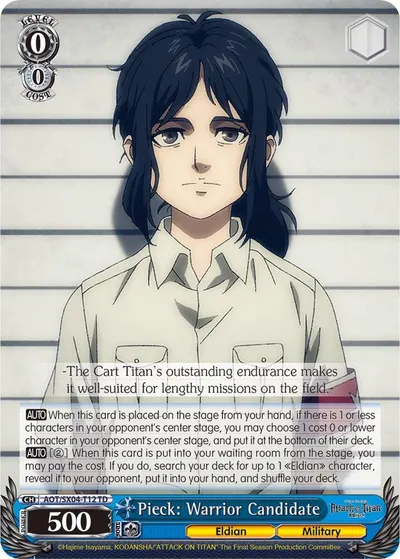 Pieck: Warrior Candidate