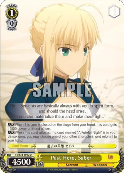 Past Hero, Saber